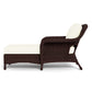 Sea Pines Chaise Lounge - Java - Canvas Natural