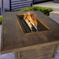 Rio Vista, 6pc Fire Table Sofa Set, Sandstone/Beige (6pc sofa set; 1 fire table)
