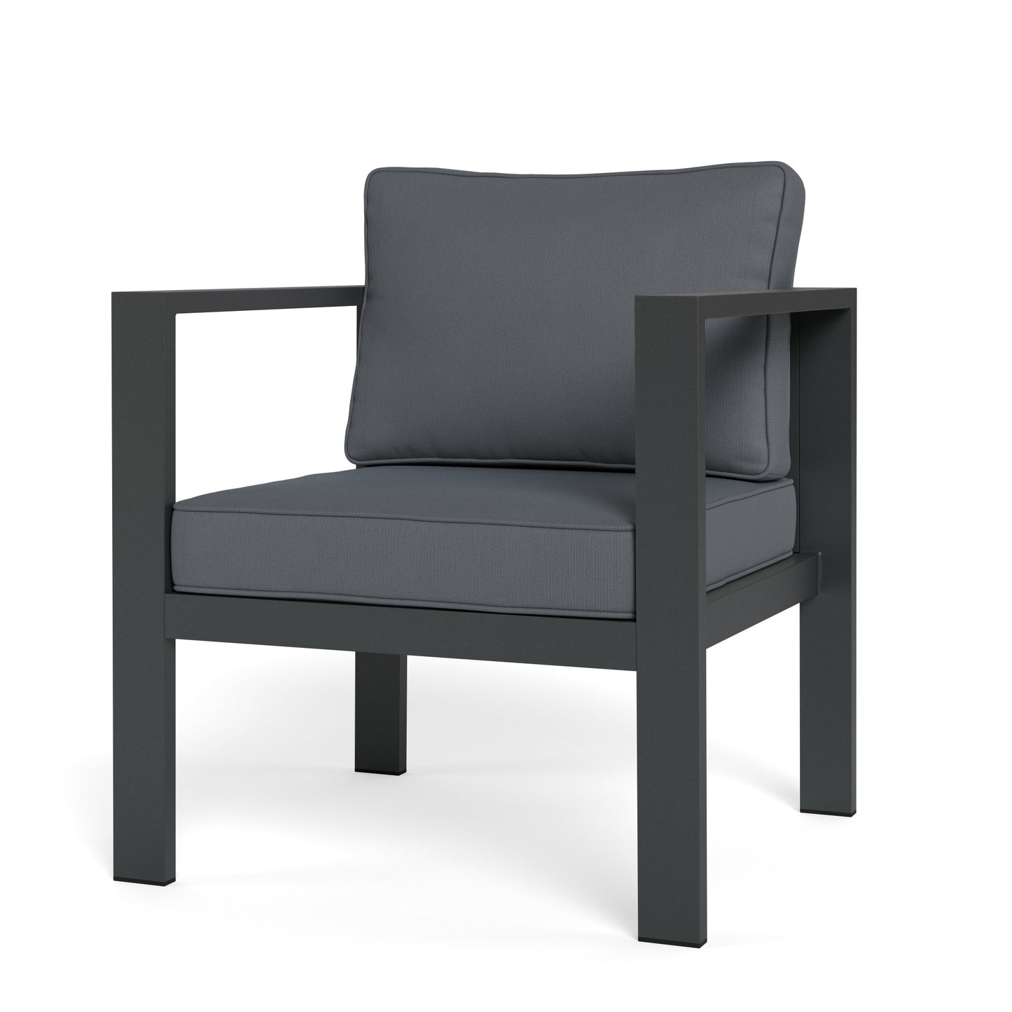 Lakeview, 2-Pc Seat Set, Chair/Otto - Grey/Charcoal