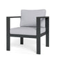 Lakeview, 2-Pc Seat Set, Chair/Otto - Grey/Grey