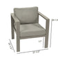Lakeview, 2-Pc Seat Set, Chair/Chair - Grey/Charcoal