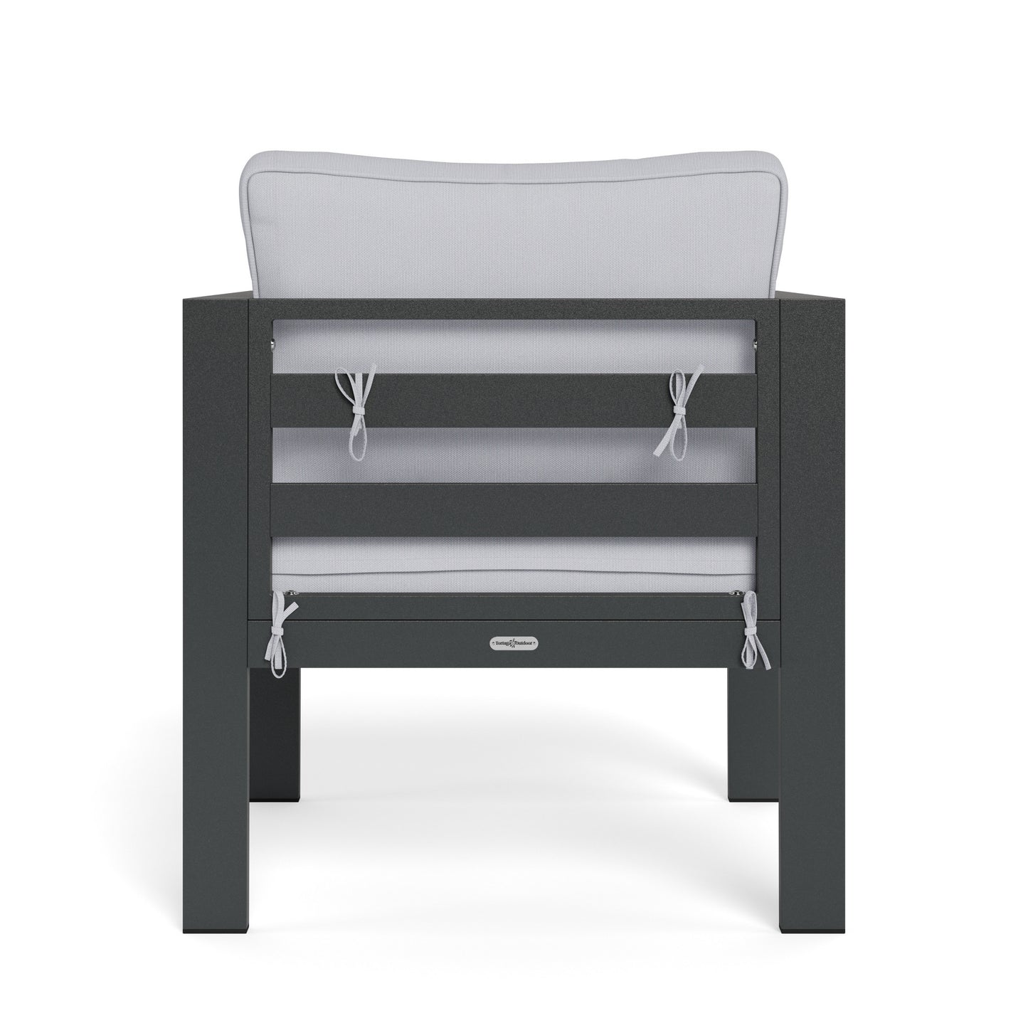 Lakeview, 3-Pc Seat Set, Chair/Chair/side table - Grey/Grey