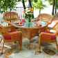 Portside 5Pc Dining Set - AMBER - Red