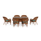 Portside 7Pc Dining Set  (6 chairs, 66" dining table) - Amber - Haliwell Caribbean