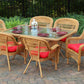 Portside 7Pc Dining Set  (6 chairs, 66" dining table) - Amber - Red