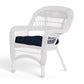 Portside 7Pc Dining Set  (6 chairs, 66" dining table) - White - Navy