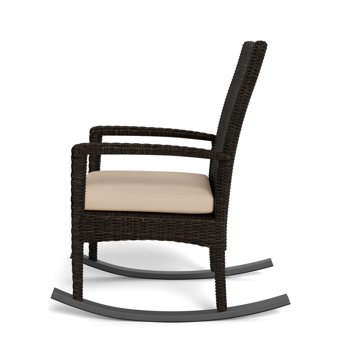 Bayview 3 Piece Rocking Chair Set ( 2 rockers, 1 side table) - Pecan