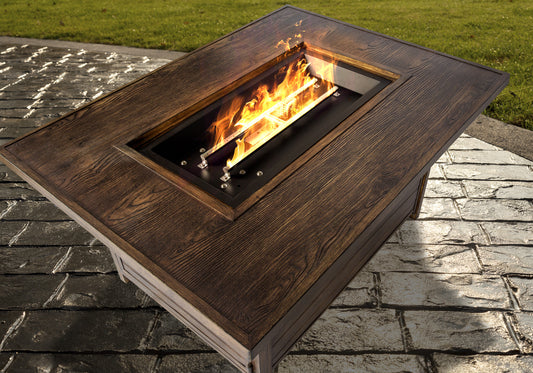 Fire Table – Aluminum Rectangular