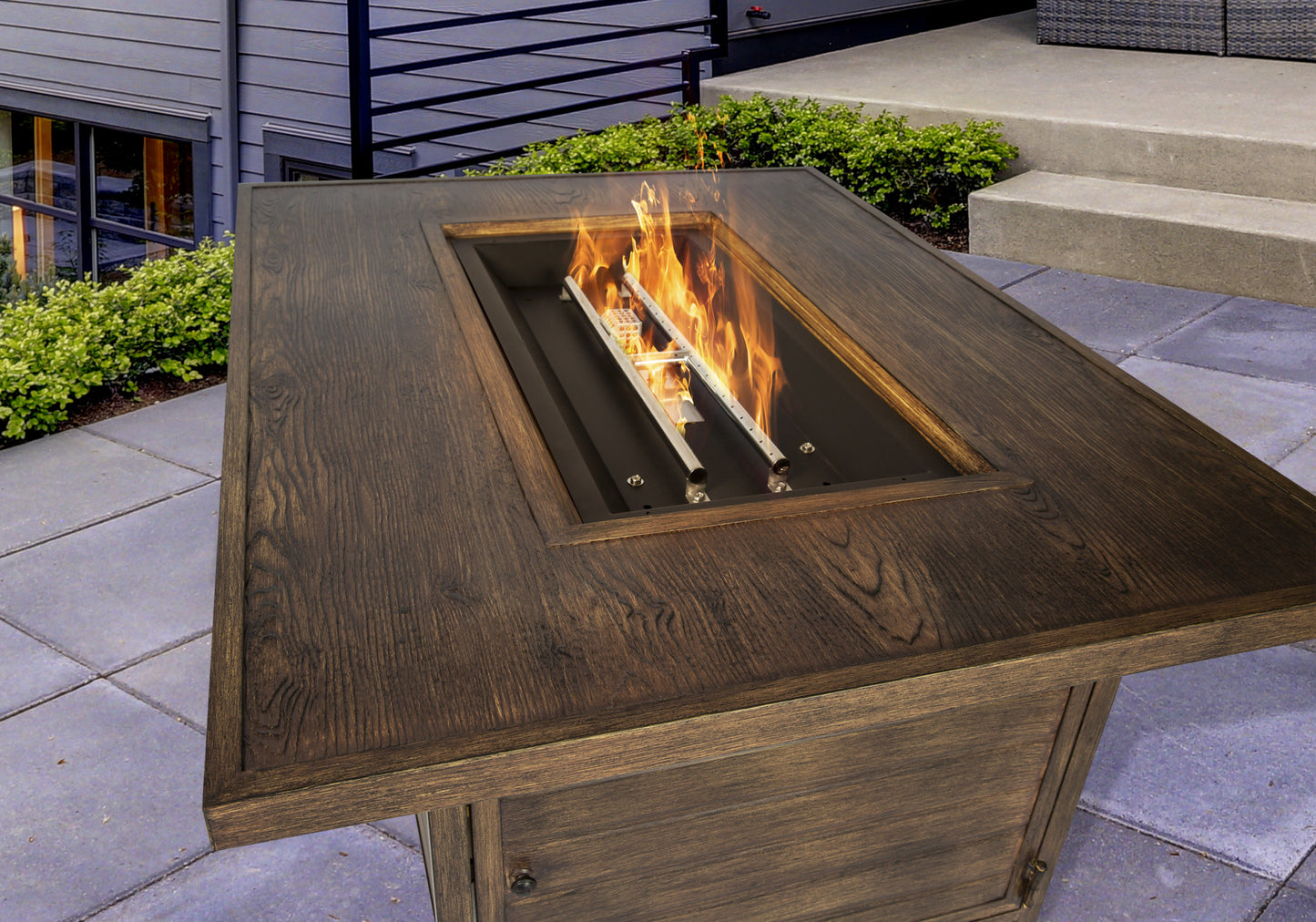 Fire Table – Aluminum Rectangular