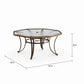 Maracay 9-Piece Dining Set (extra large octagonal dining table, 8 chairs)