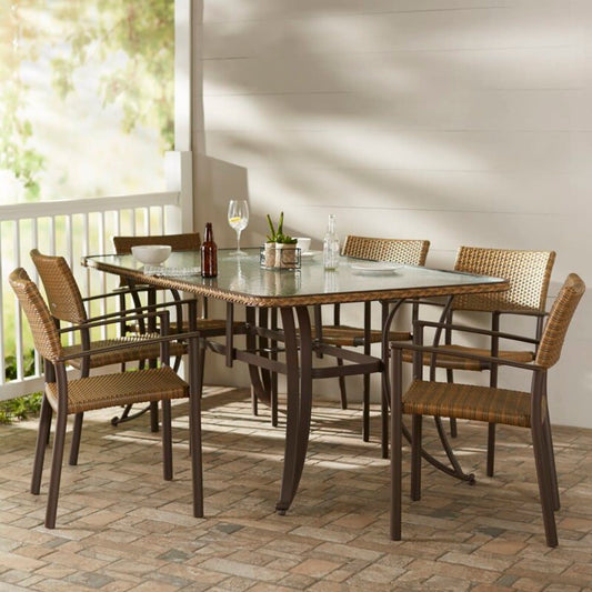 Maracay 7-Piece Dining Set (rectangular dining table, 6 chairs)