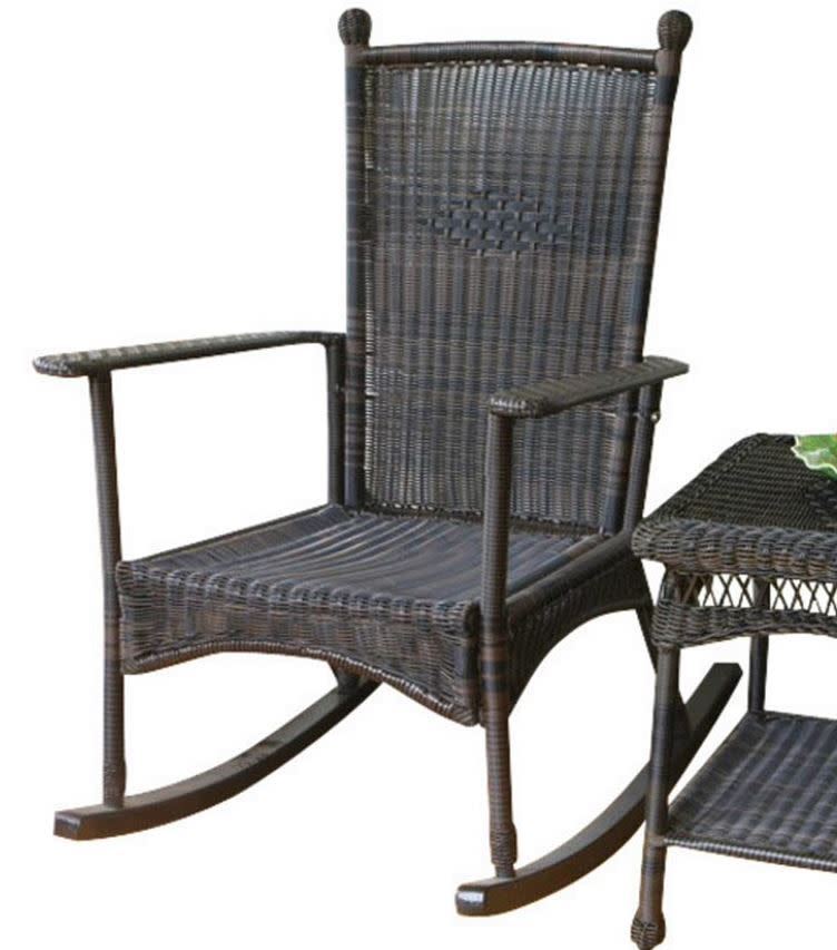 PORTSIDE 3482 - CLASSIC ROCKER w/ aluminum runners - DARK ROAST