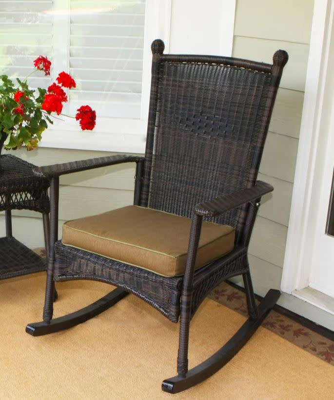 PORTSIDE 3482 - CLASSIC ROCKER w/ aluminum runners - DARK ROAST