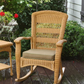 Portside - Plantation Rocker with Aluminum Runners and Amber Wicker