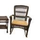 PORTSIDE 3888 - PLANTATION ROCKER w/ aluminum runners - DARK ROAST