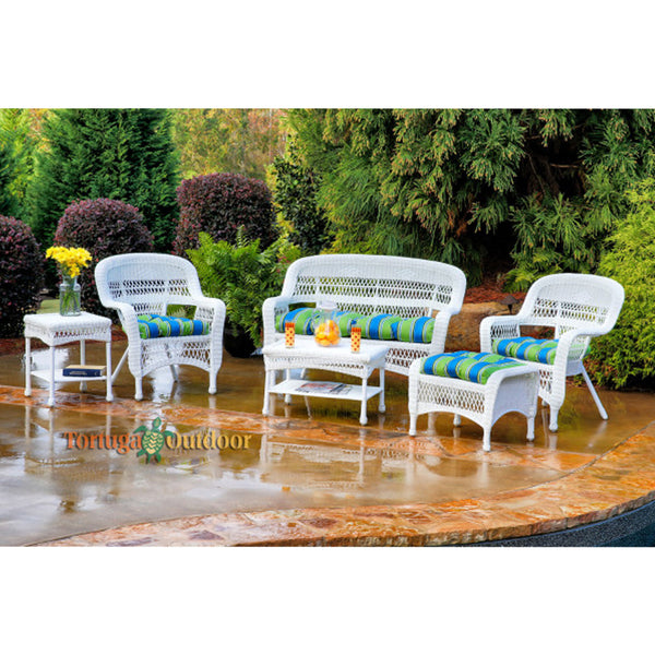 Portside 6Pc Seating Set - WHITE - Haliwell Caribbean