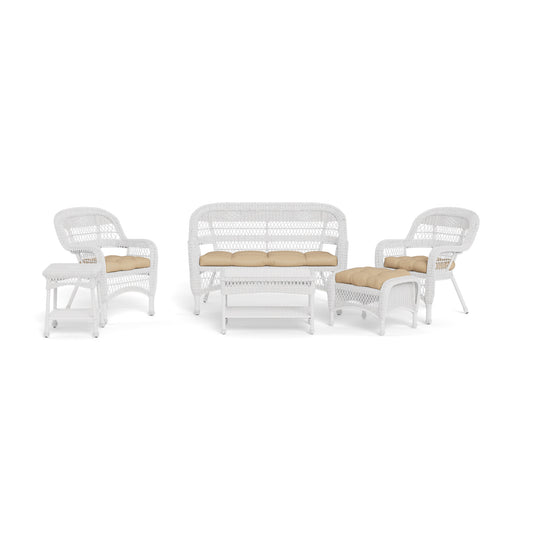 Portside 6Pc Seating Set - WHITE - Sand