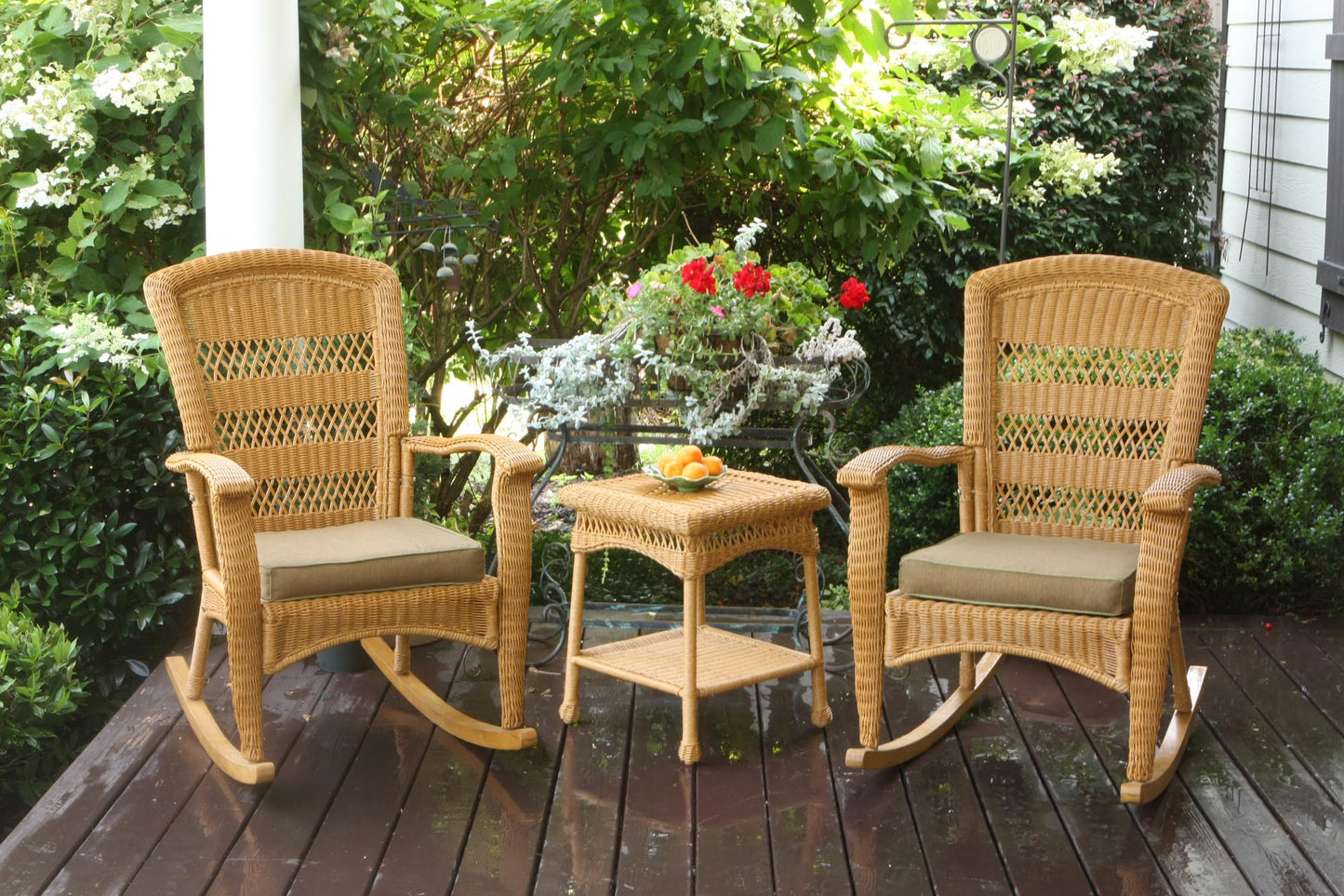 PORTSIDE 3PC PLANTATION ROCKER SET - Amber