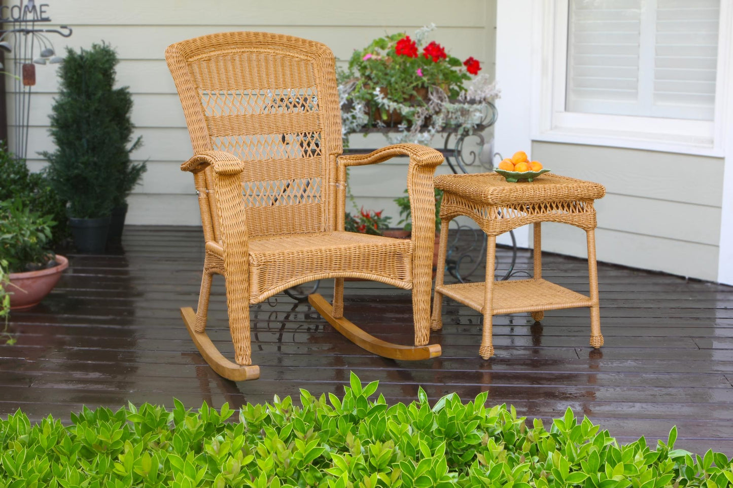 PORTSIDE 3PC PLANTATION ROCKER SET - Amber