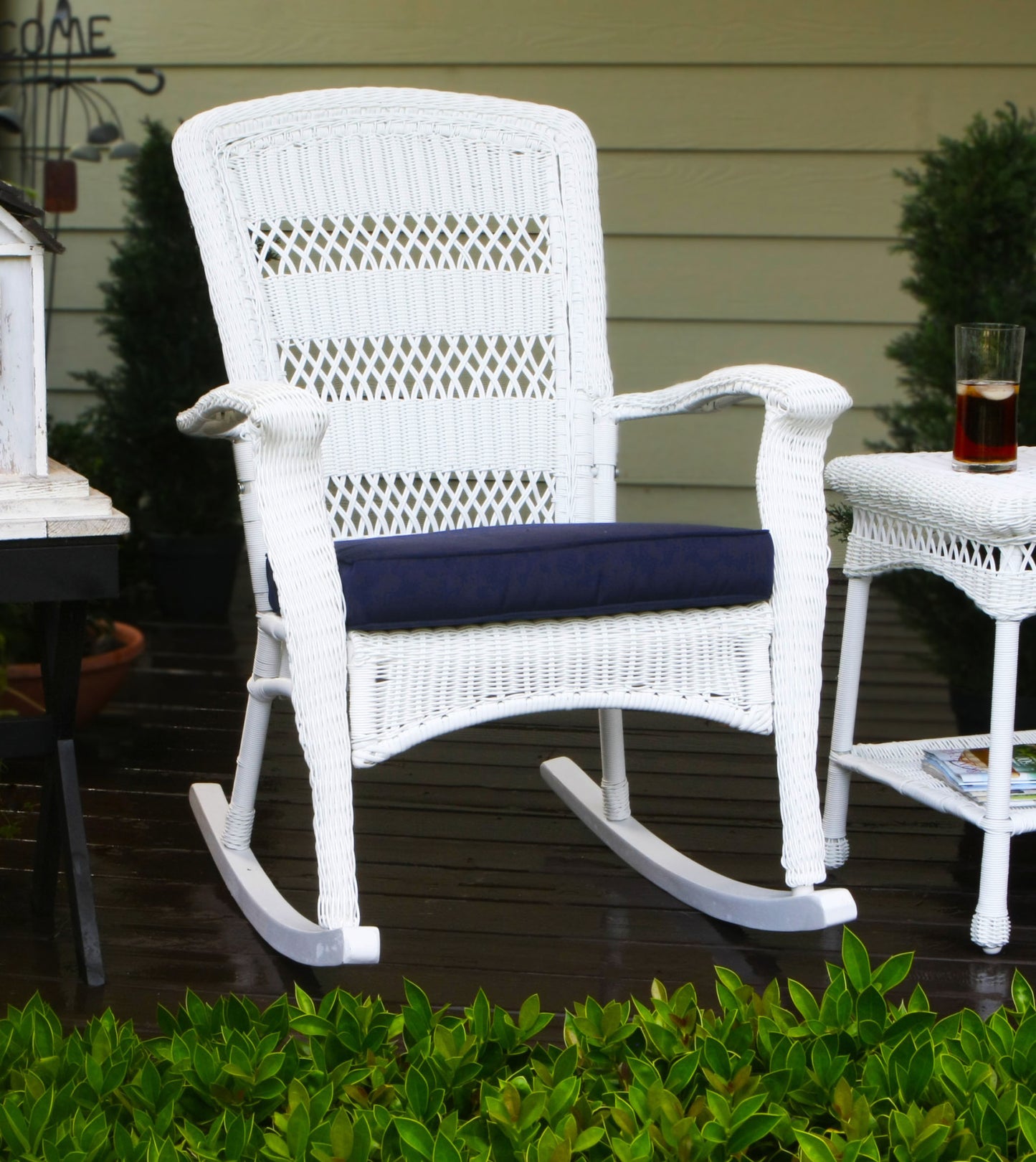 PORTSIDE 3PC PLANTATION ROCKER SET - White