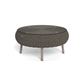 Round Wicker Coffee Table - Driftwood
