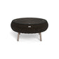 Round Wicker Coffee Table - Pecan