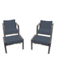 Lakeview Aluminum Chair Set (2 Chairs & 2 Ottomans) - Navy