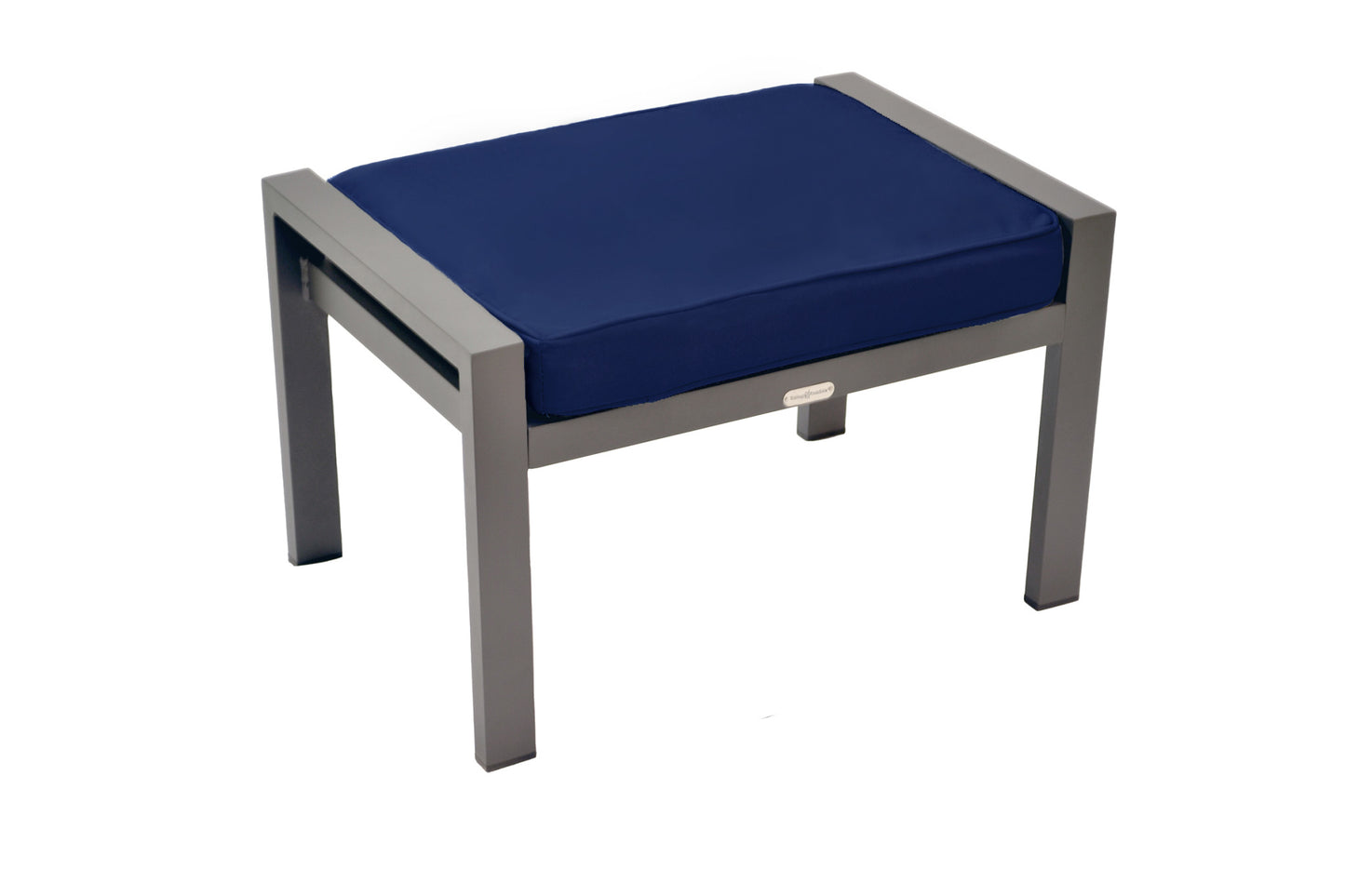 Lakeview Aluminum Chair Set (2 Chairs & 2 Ottomans) - Navy
