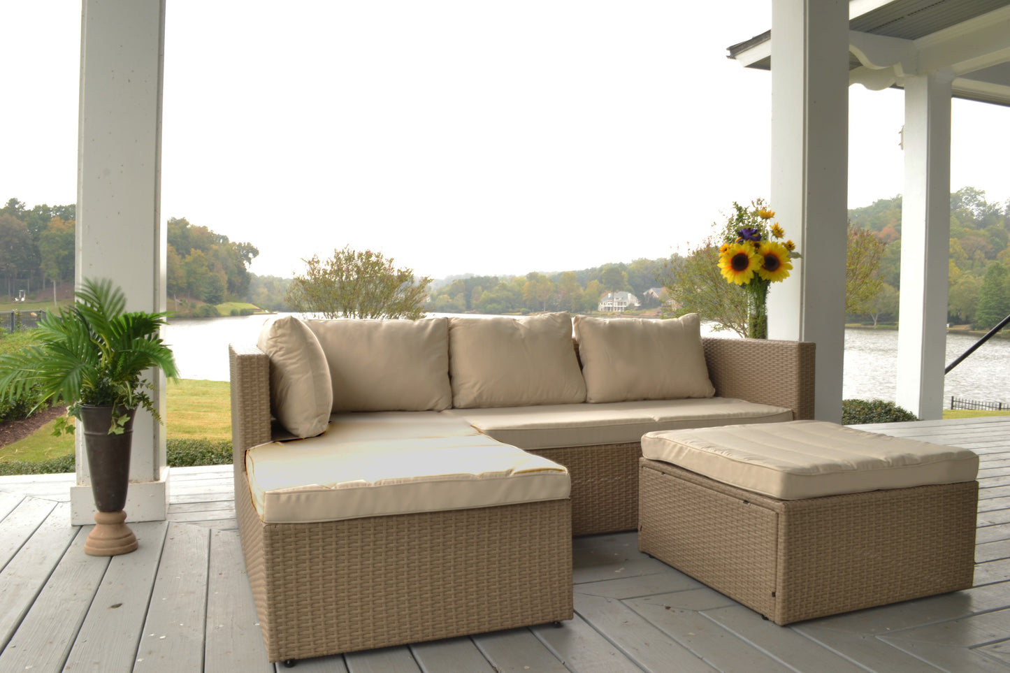 Space Saver Sectional - 3PC SET