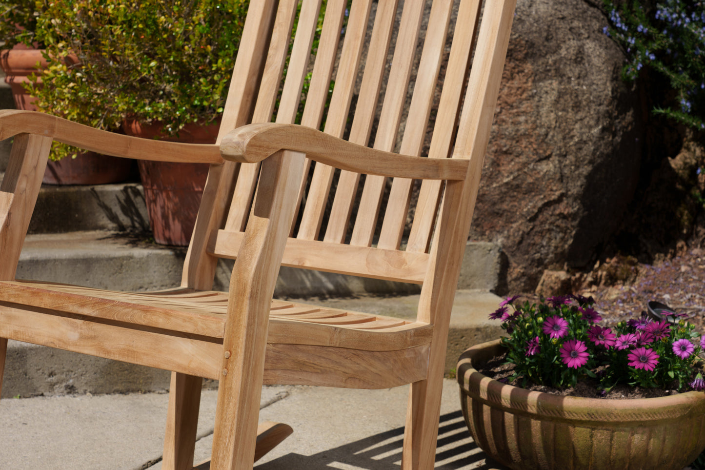 Jakarta Teak Rocking Chair