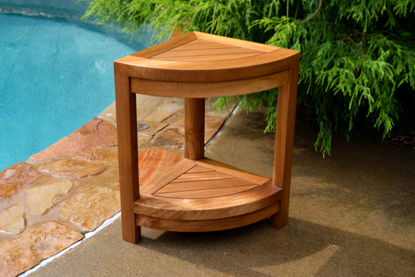 Jakarta Teak Shower Stool