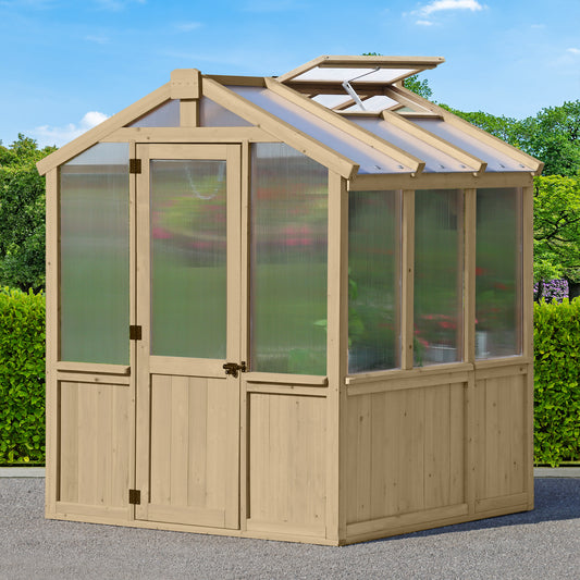 6.7 ft. x 6 ft. Meridian Greenhouse