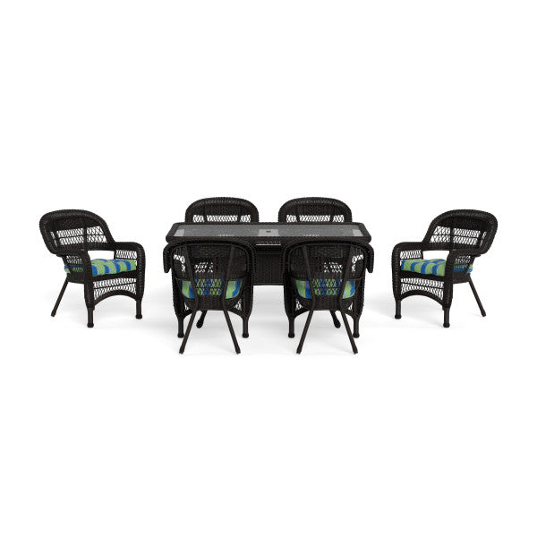 Portside 7Pc Dining Set  (6 chairs, 66 dining table) - Dark Roast - Haliwell Caribbean