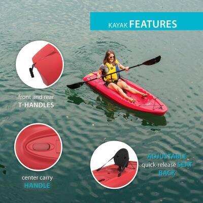 Lifetime Hydros 85 Sit-On-Top Kayak (Paddle Included)