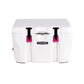 Cooler 55 Quart Wasatch White and Pink