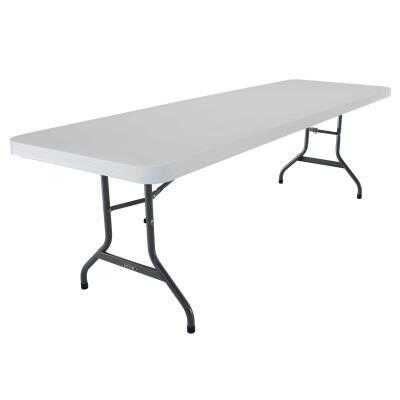 Lifetime 8-Foot Folding Table (Commercial) - White Granite