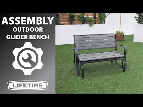 Lifetime Glider Bench