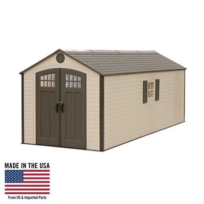 Lifetime 8 Ft. x 20 Ft. Outdoor Storage Shed (60120)