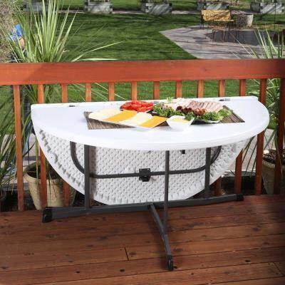 Lifetime 60-Inch Round Fold-In-Half Table (Commercial)