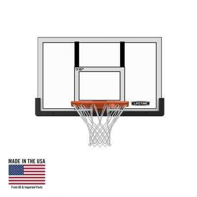 Lifetime Basketball Backboard and Rim Combo (48-Inch Polycarbonate)