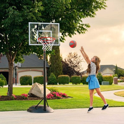 Lifetime Adjustable Youth Portable Basketball Hoop (30-Inch Polycarbonate)