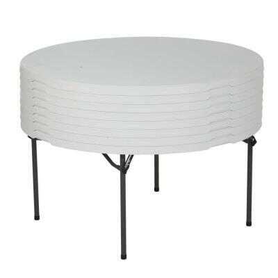 Lifetime 60-Inch Round Nesting Table (Commercial)