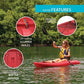 Lifetime Hydros 85 Sit-On-Top Kayak (Paddle Included)