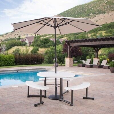 Lifetime 44-Inch Round Picnic Table