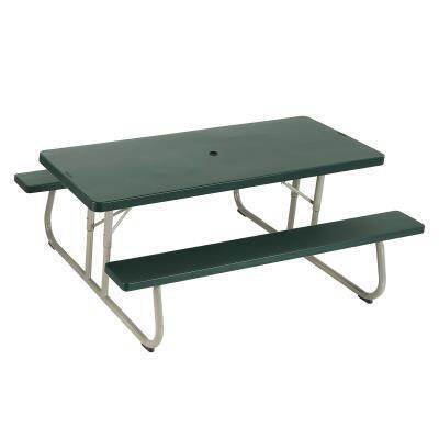 Lifetime 6-Foot Classic Folding Picnic Table - Hunter Green