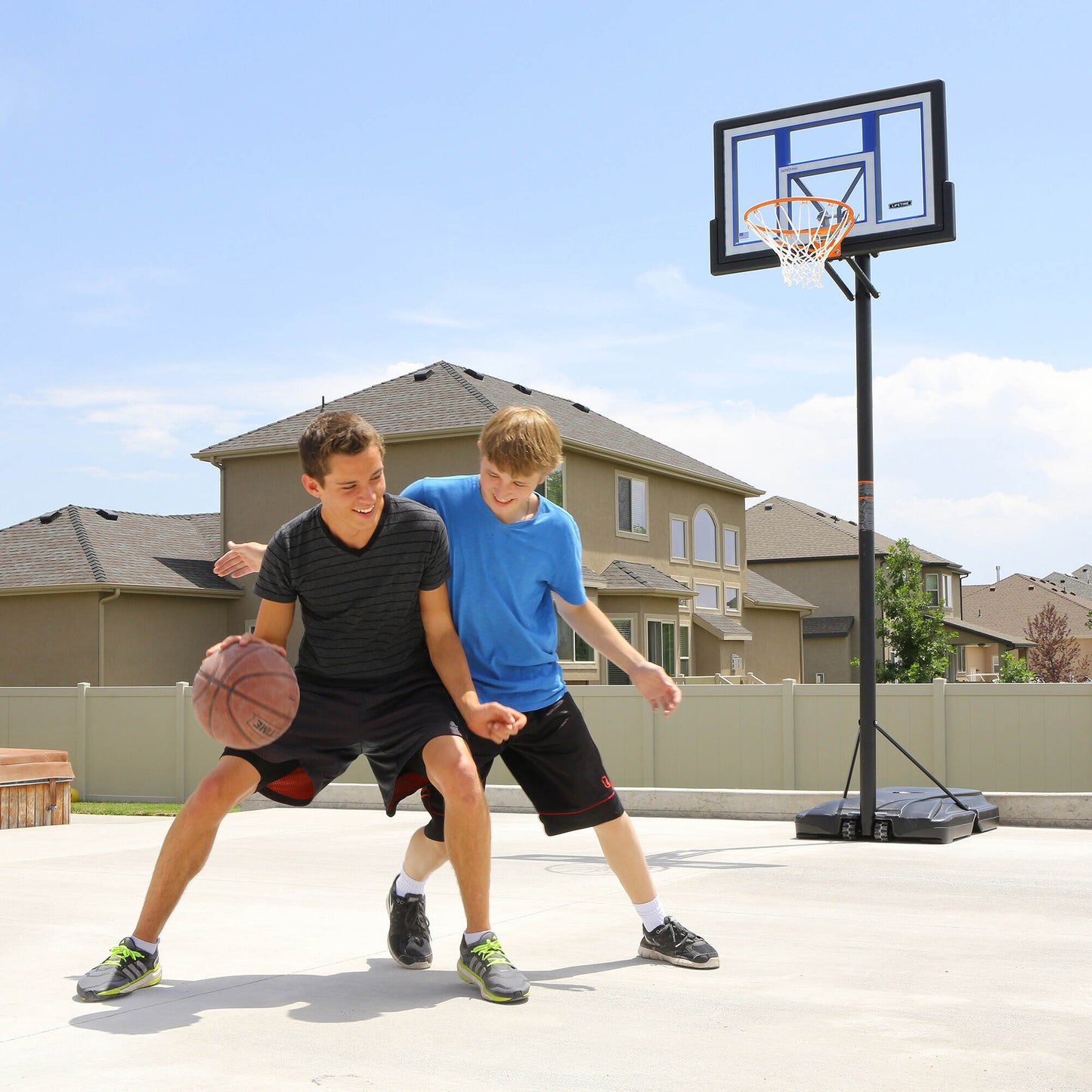 Lifetime Adjustable Portable Basketball Hoop (48-Inch Polycarbonate)