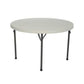 Lifetime 46-Inch Round Table (Commercial) - White Granite