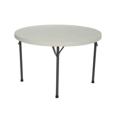 Lifetime 46-Inch Round Table (Commercial) - White Granite