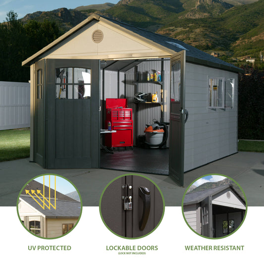 Lifetime 11 Ft. x 11 Ft. Outdoor Storage Shed (60187)