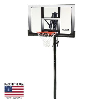 Lifetime Adjustable In-Ground Basketball Hoop (52-Inch Polycarbonate)
